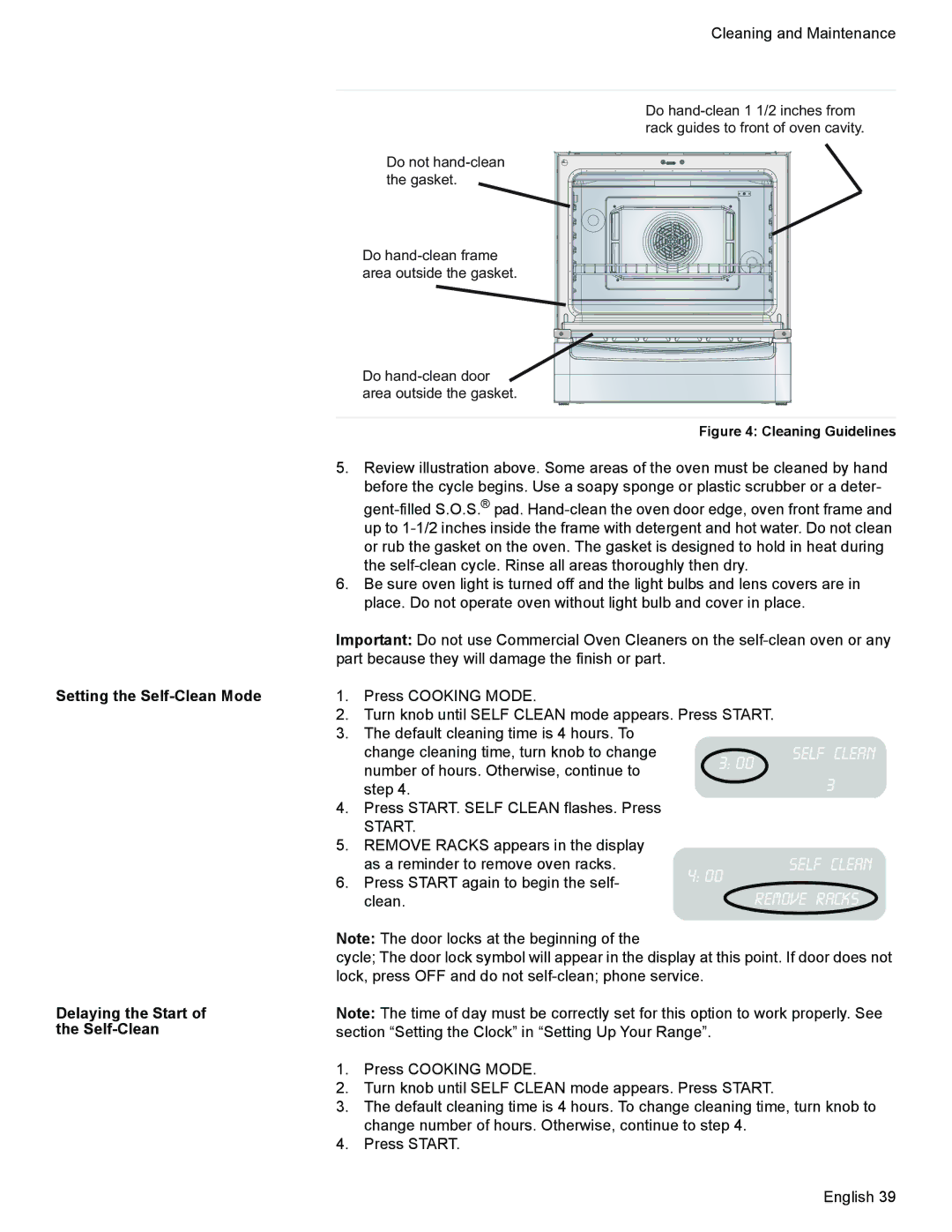 Siemens HG2425UC, HG2528UC manual Self Clean 