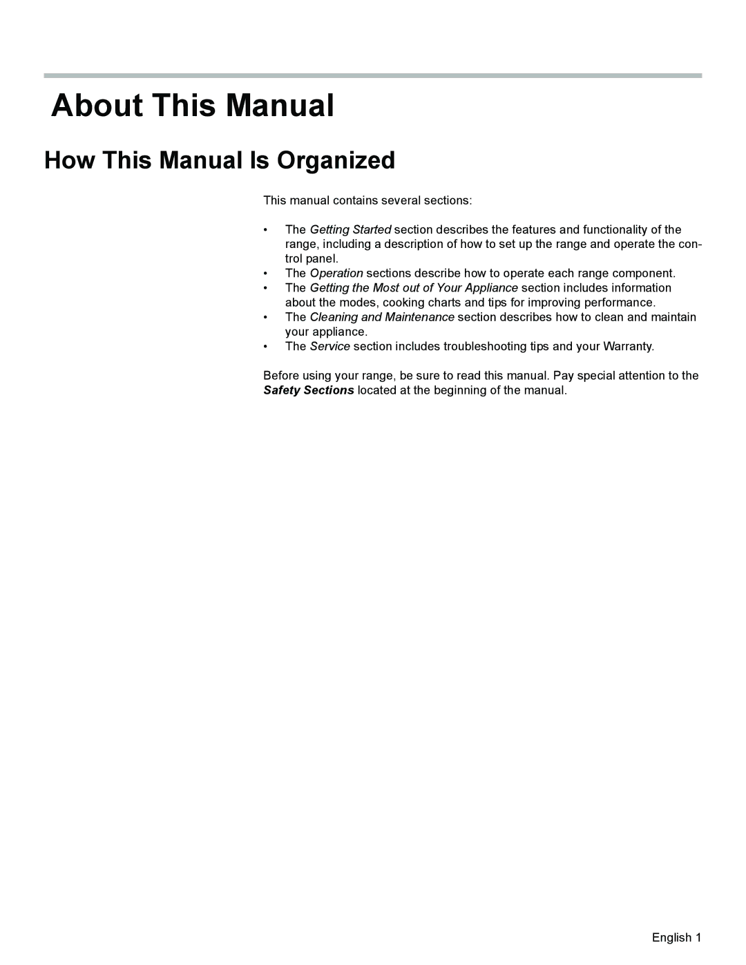 Siemens HG2425UC, HG2528UC manual About This Manual, How This Manual Is Organized 