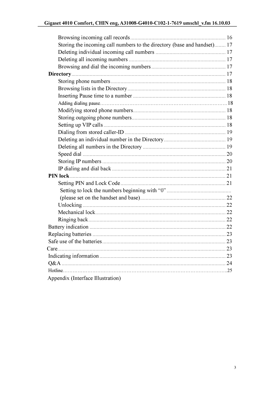 Siemens HWCD8518(3)P/TSDL user manual Appendix Interface Illustration 