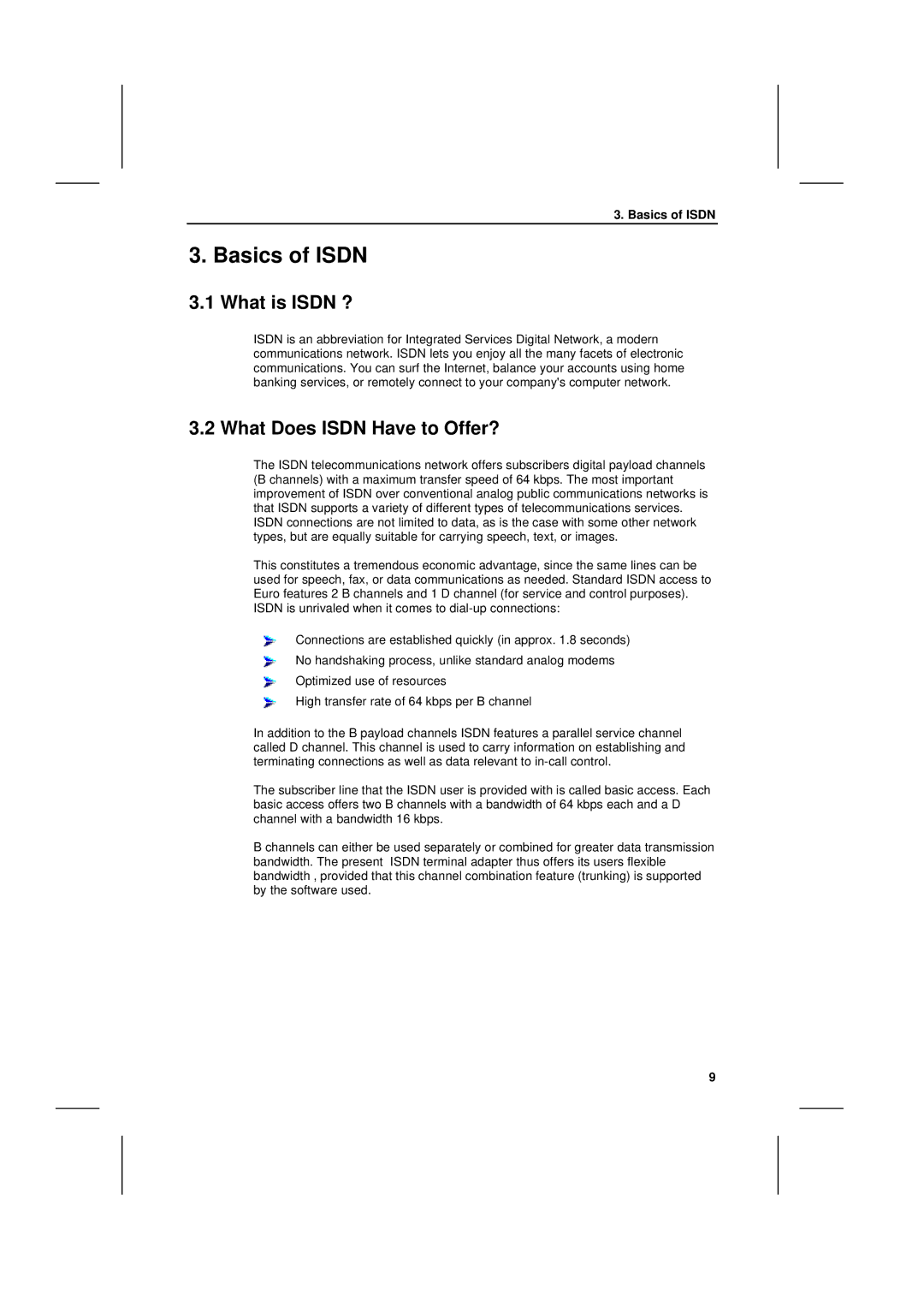 Siemens I-SURF manual Basics of Isdn, What is Isdn ?, What Does Isdn Have to Offer? 