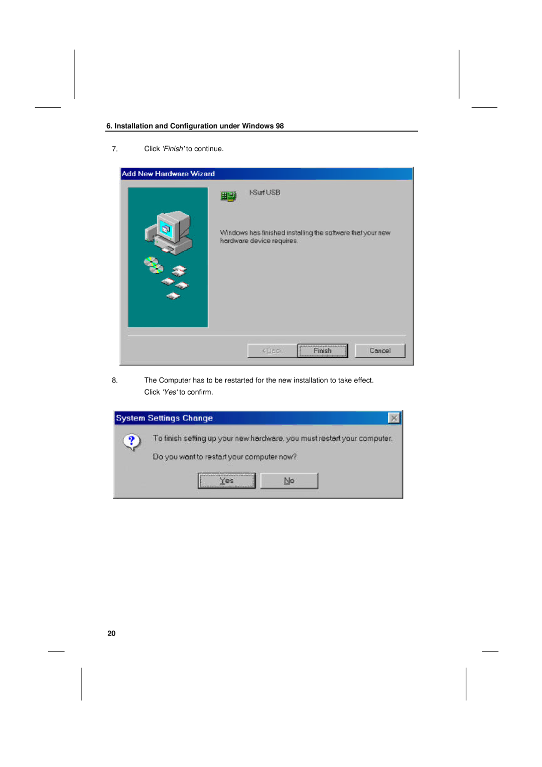 Siemens I-SURF manual Installation and Configuration under Windows 