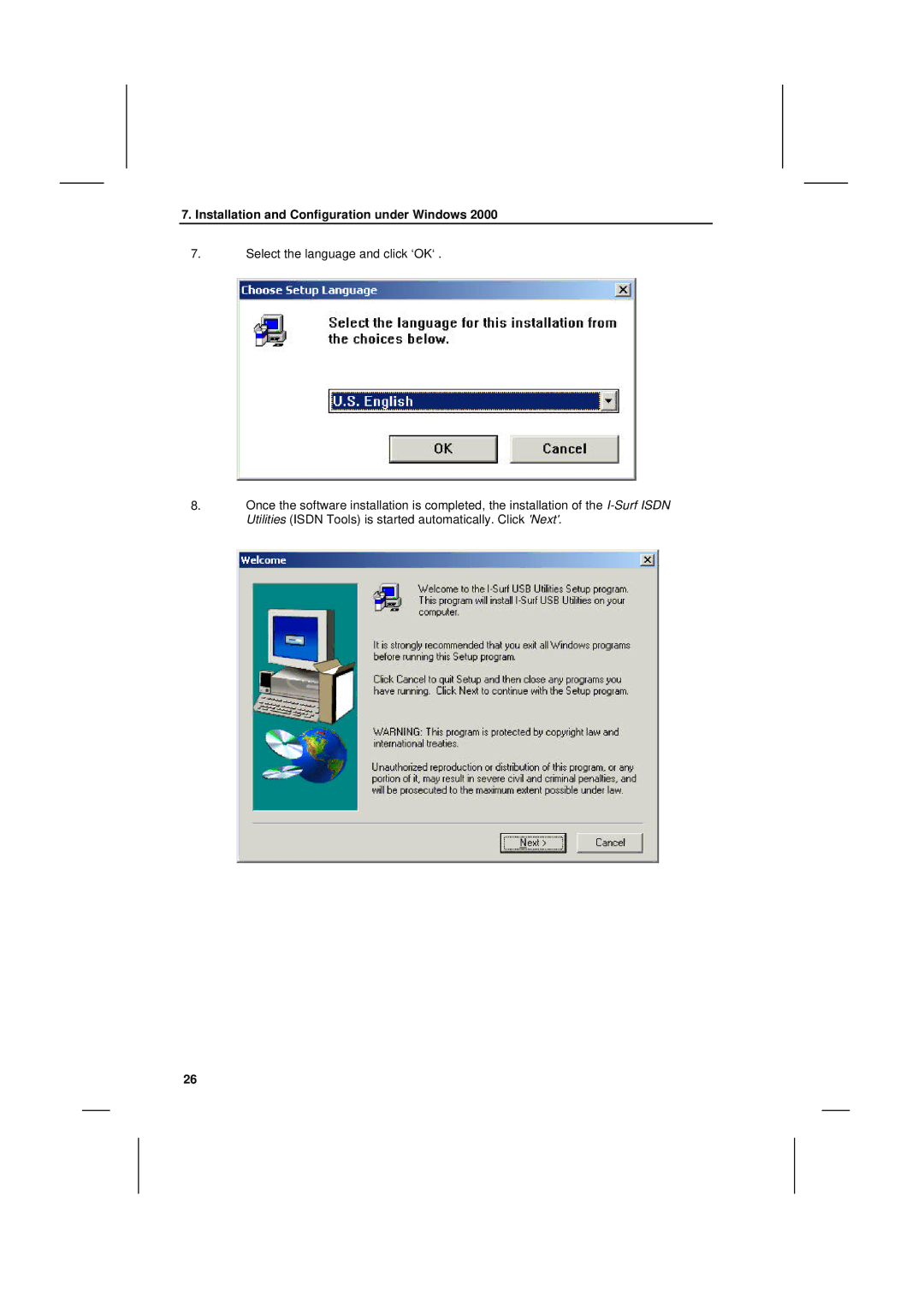 Siemens I-SURF manual Installation and Configuration under Windows 