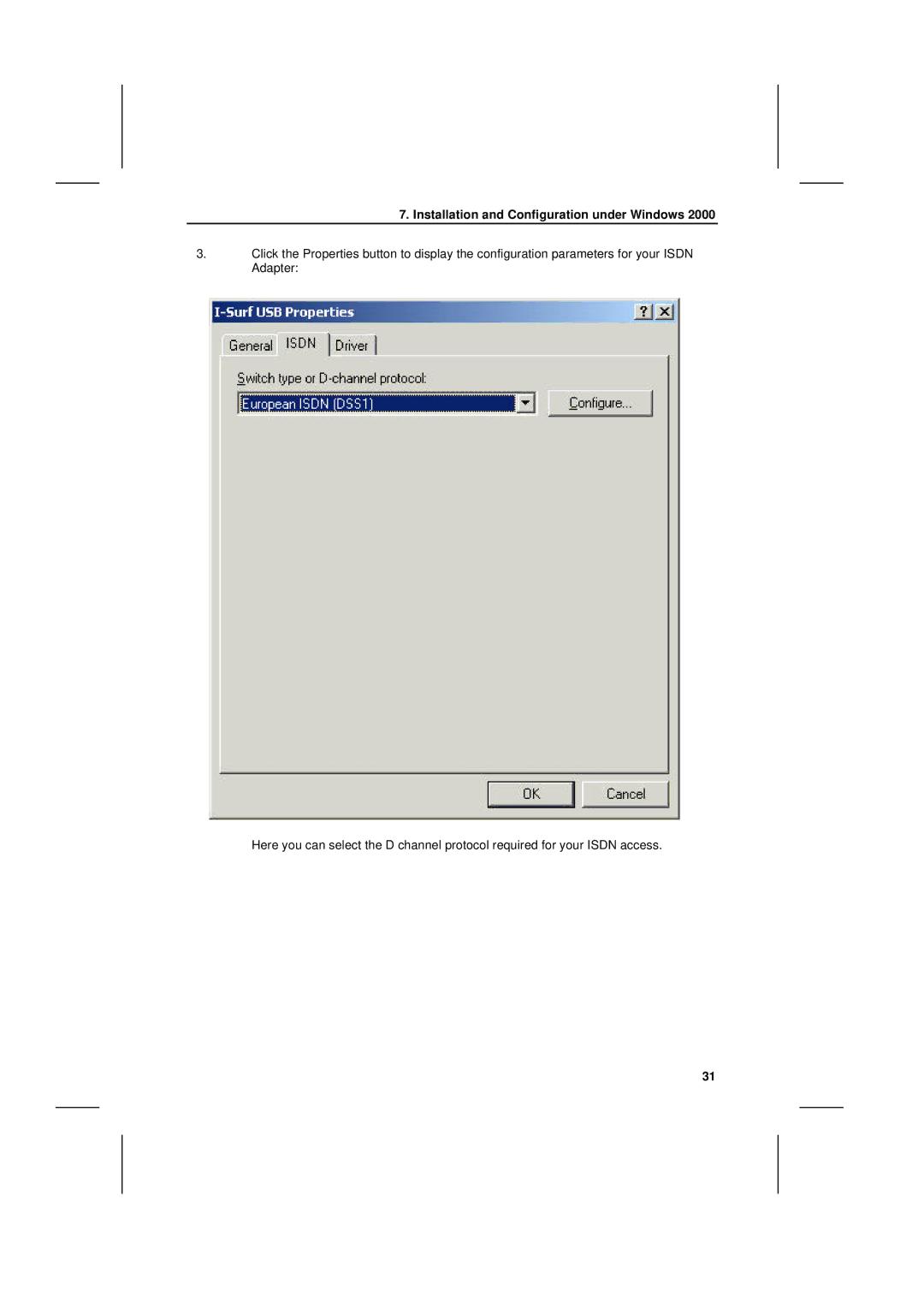 Siemens I-SURF manual Installation and Configuration under Windows 