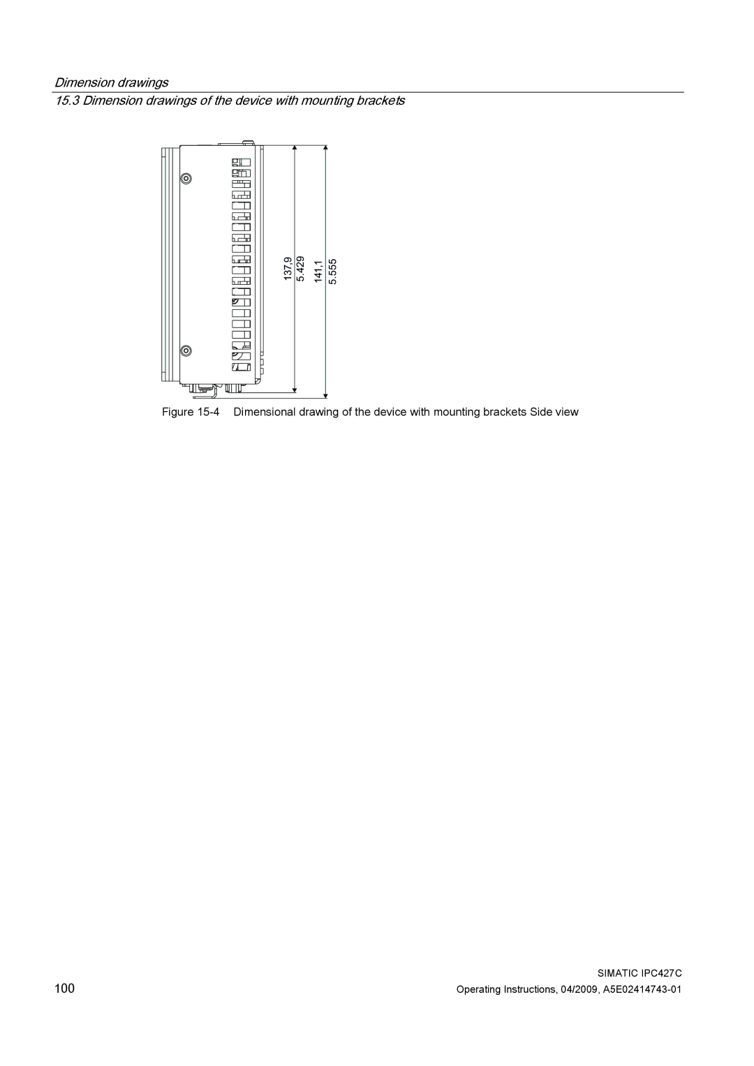 Siemens IPC427C manual 100 