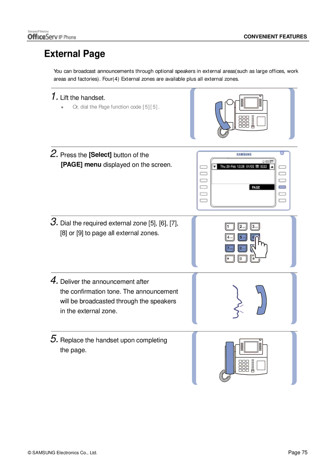 Siemens ITP-5012L manual External 