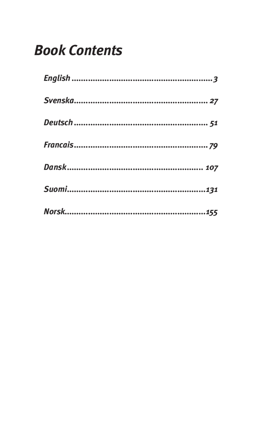 Siemens K44 user manual Book Contents 