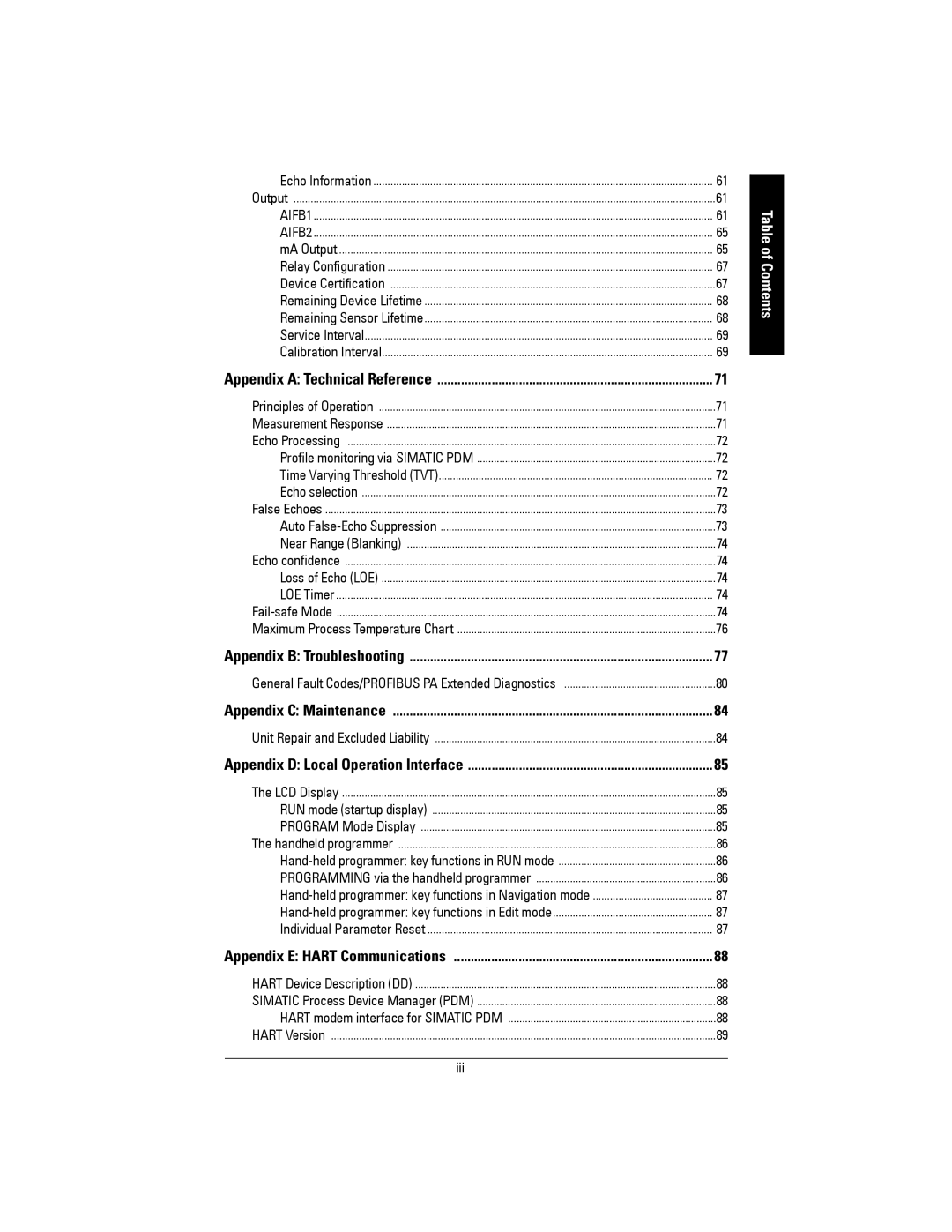 Siemens LR 460 instruction manual Iii, AIFB1 AIFB2 