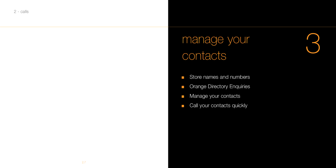 Siemens M55 manual Manage your Contacts 