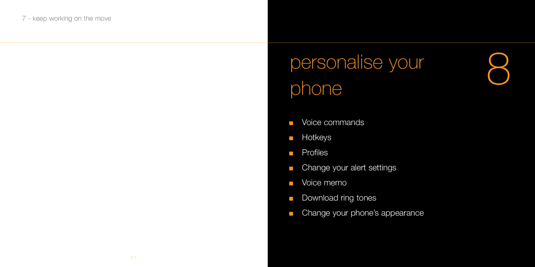 Siemens M55 manual Personalise your Phone 