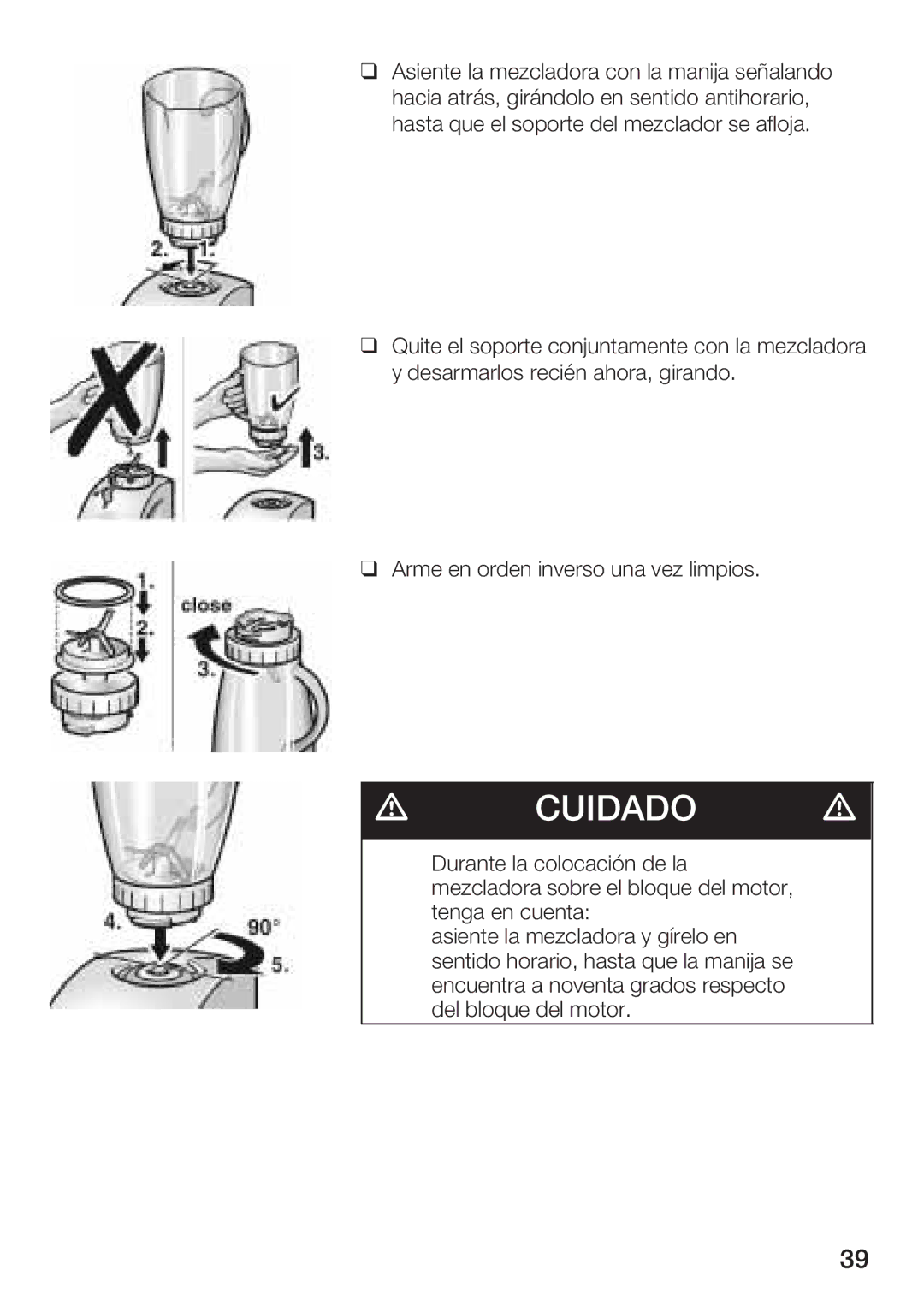 Siemens MB 11000 UC manual Cuidado 