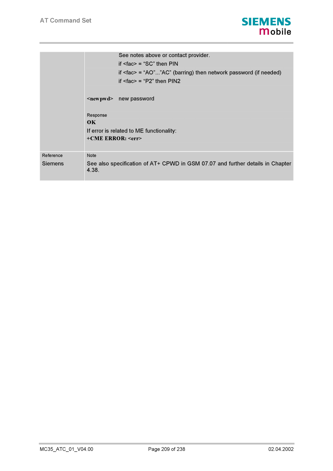 Siemens manual MC35ATC01V04.00 209 02.04.2002 