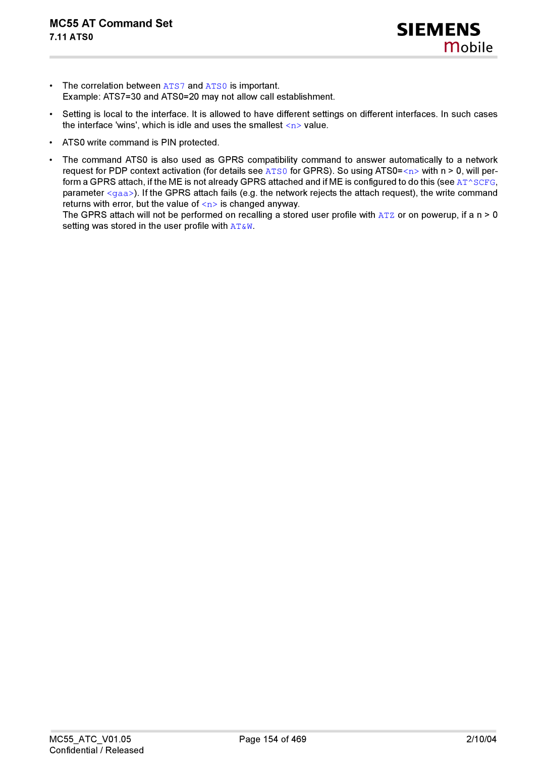 Siemens MC55 manual Mobile 