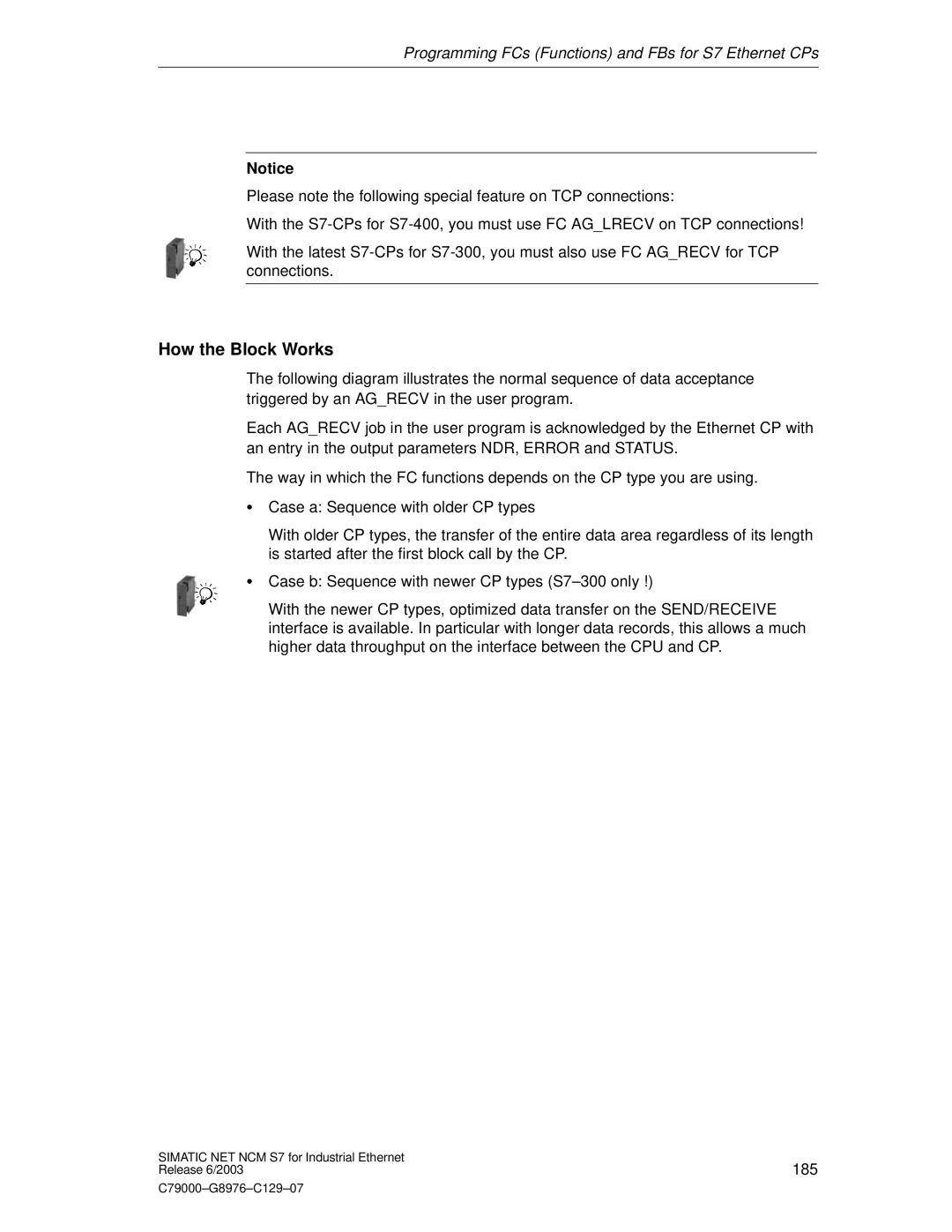 Siemens NCM S7 appendix 185 