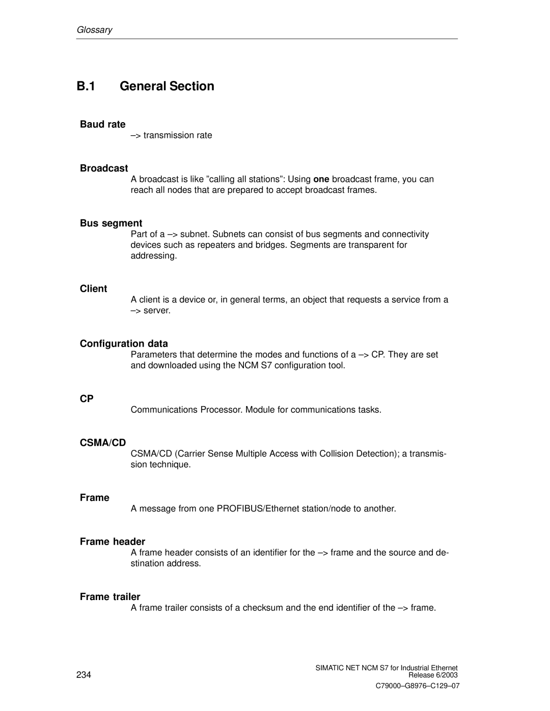 Siemens NCM S7 appendix General Section 