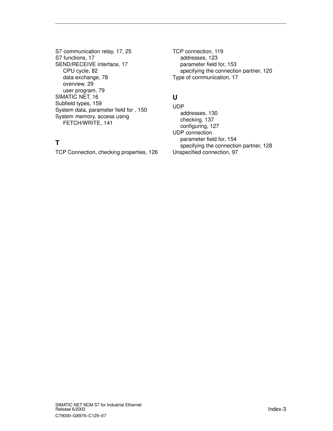 Siemens NCM S7 appendix Fetch/Write 