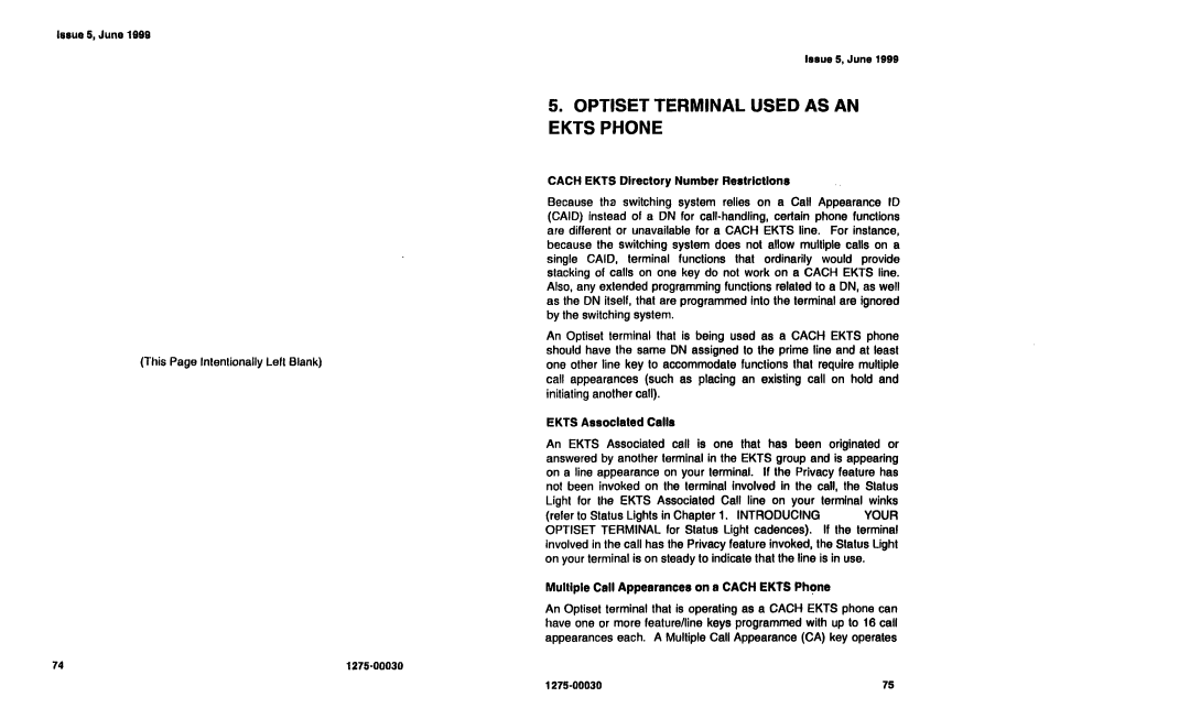 Siemens NI-1200 specifications Optiset Terminal Used AS AN Ekts Phone 