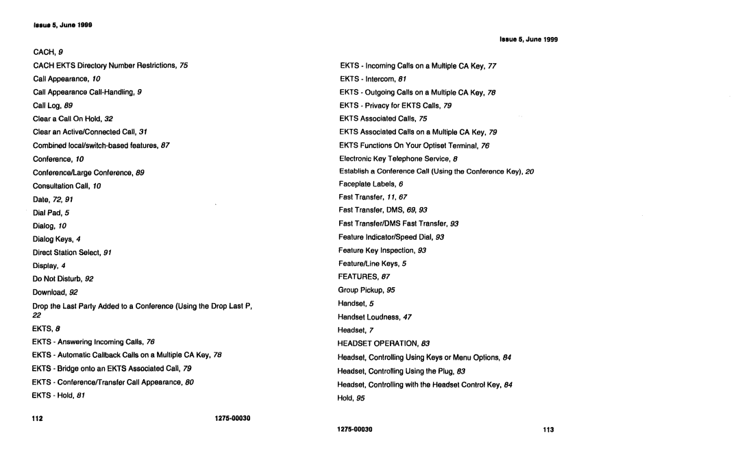 Siemens NI-1200 specifications Ssue 5, June, CACH,9 