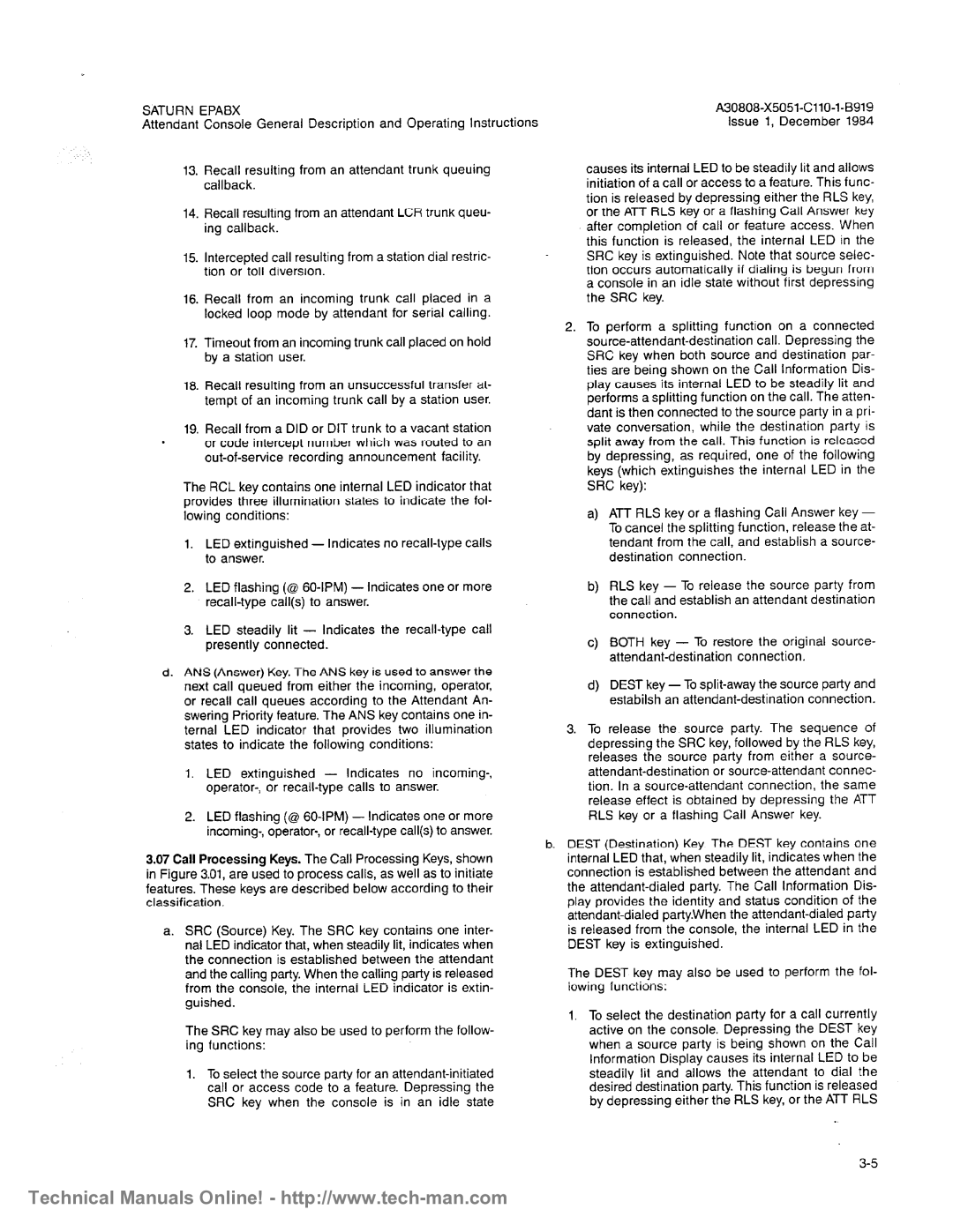 Siemens OC1E technical manual 