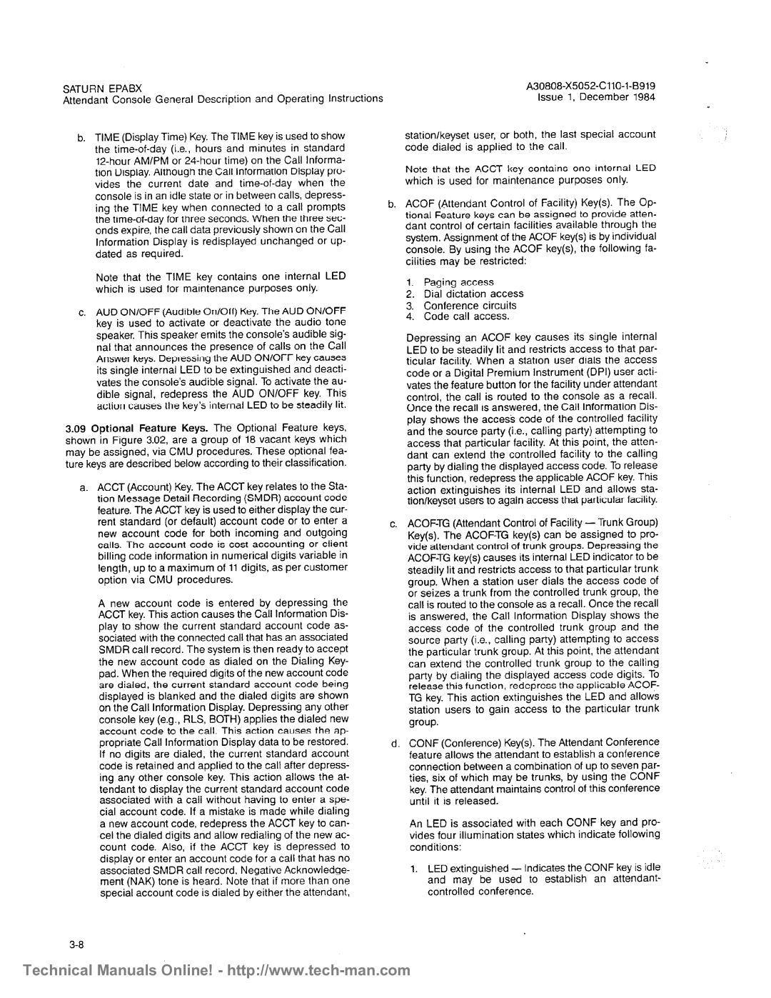 Siemens OC1E technical manual 