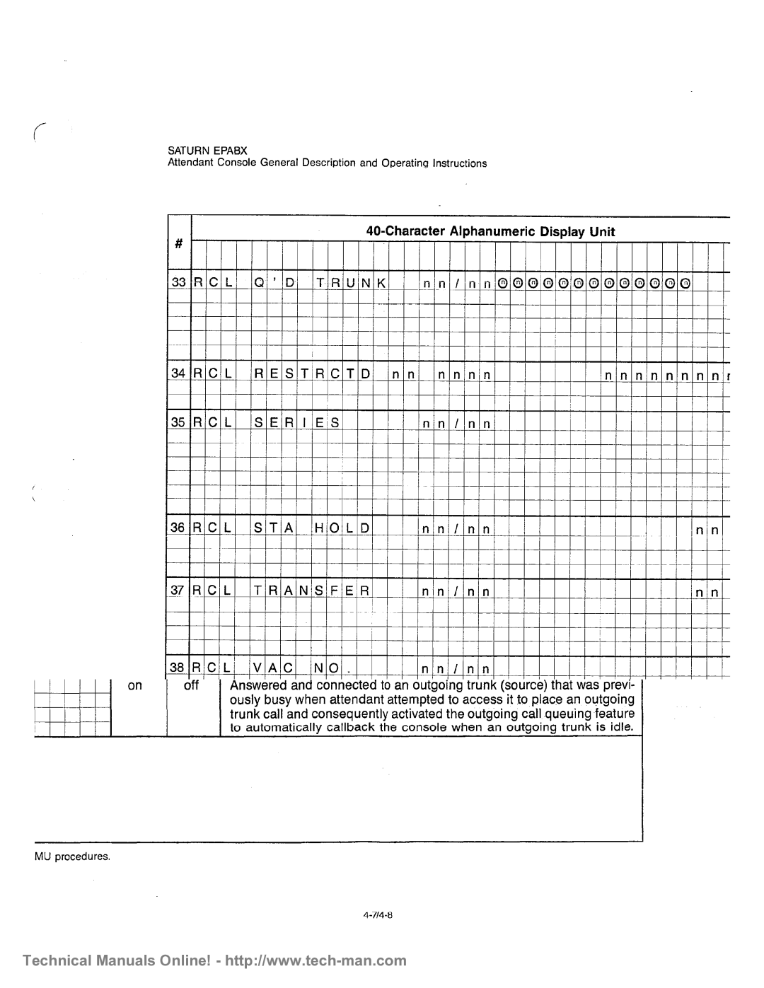 Siemens OC1E technical manual 