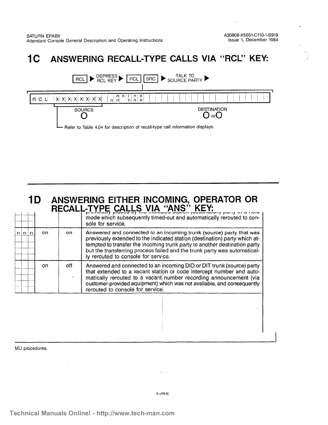 Siemens OC1E technical manual 