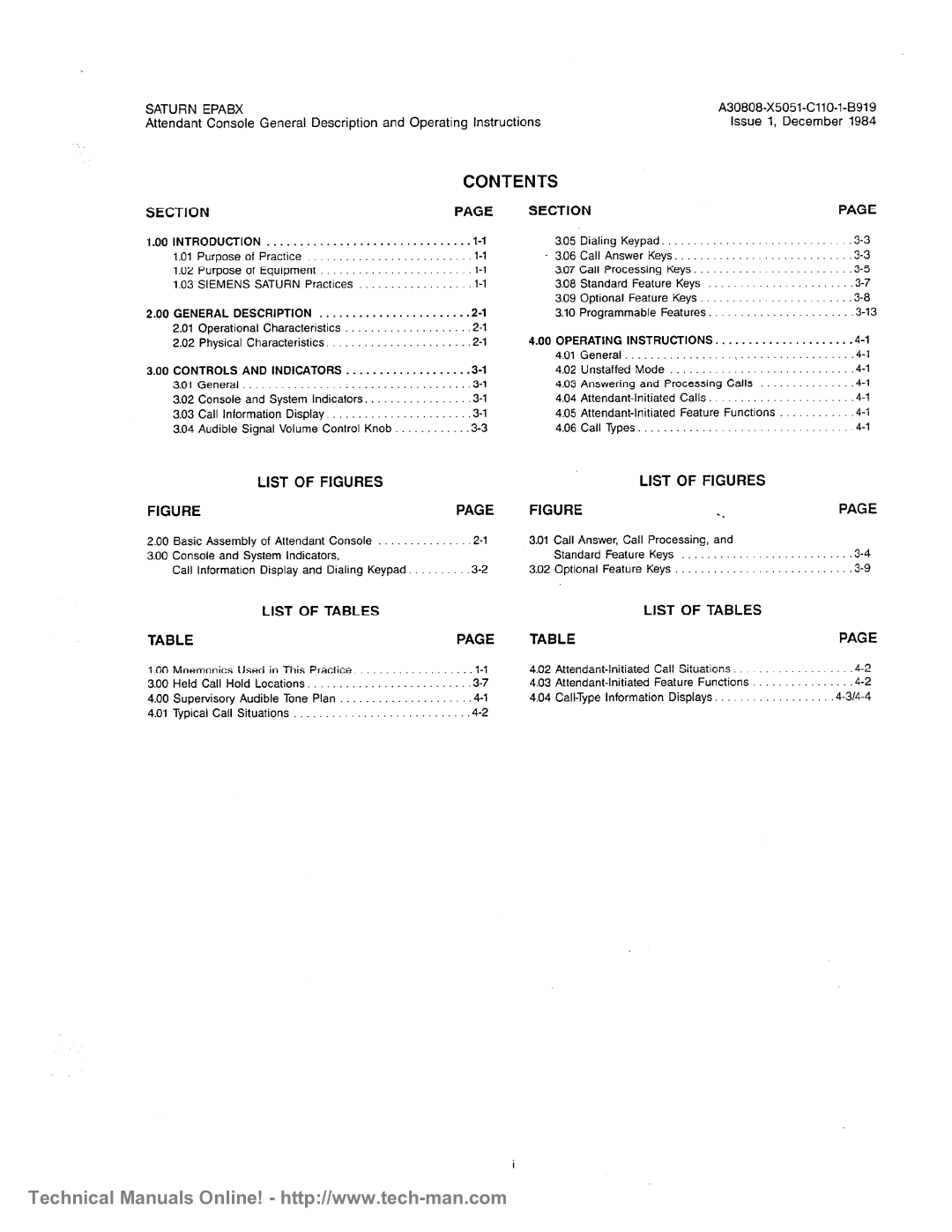 Siemens OC1E technical manual 