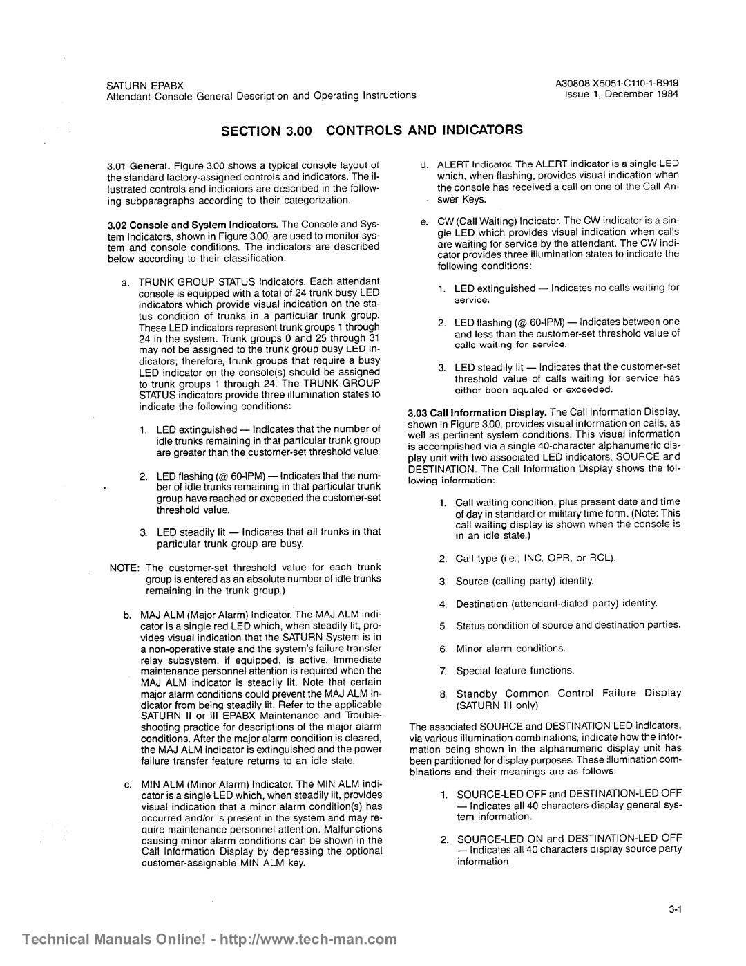 Siemens OC1E technical manual 