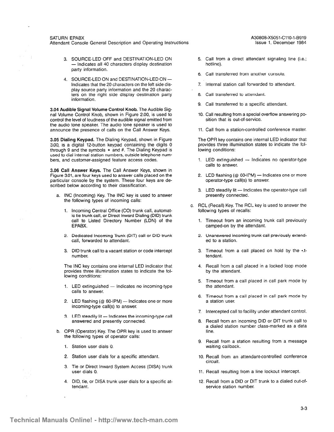 Siemens OC1E technical manual 