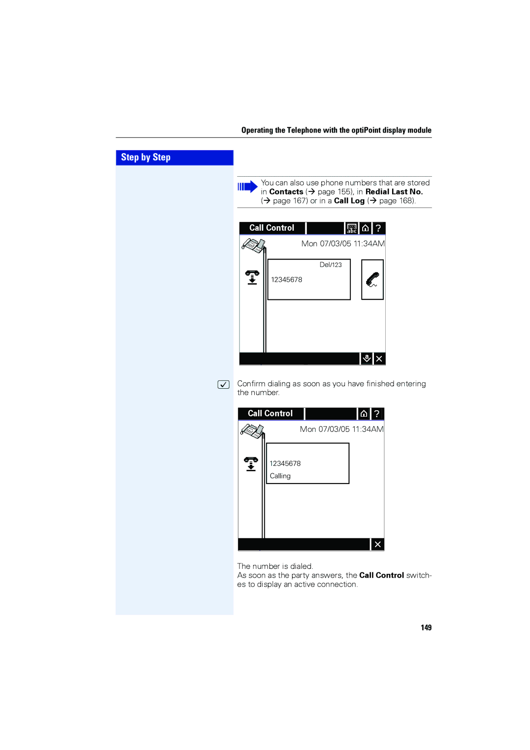 Siemens OPTIPOINT410, OPTIPOINT420 user manual 149 