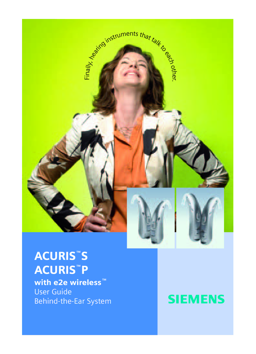 Siemens manual Acuristm S Acuristm P 