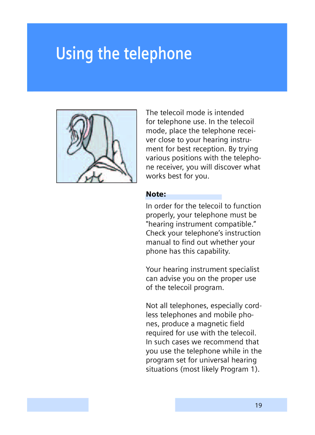 Siemens S, P manual Using the telephone 