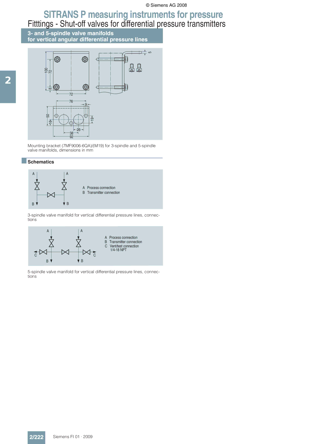 Siemens P technical specifications 222, Schematics 