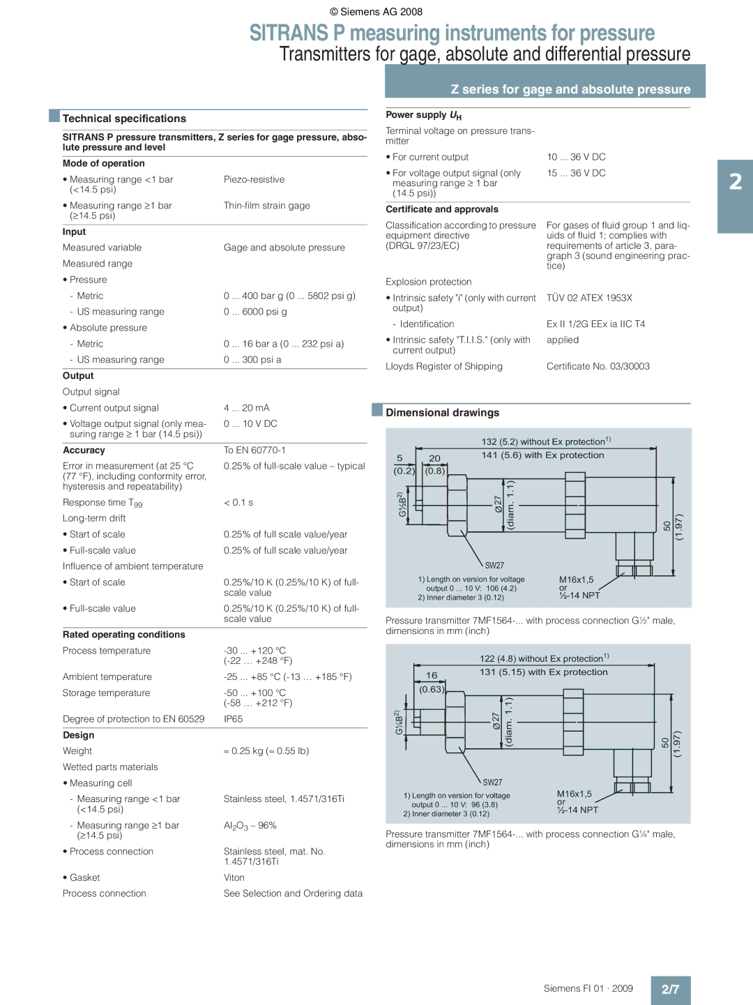 Siemens technical specifications Power supply UH, Accuracy, Rated operating conditions 