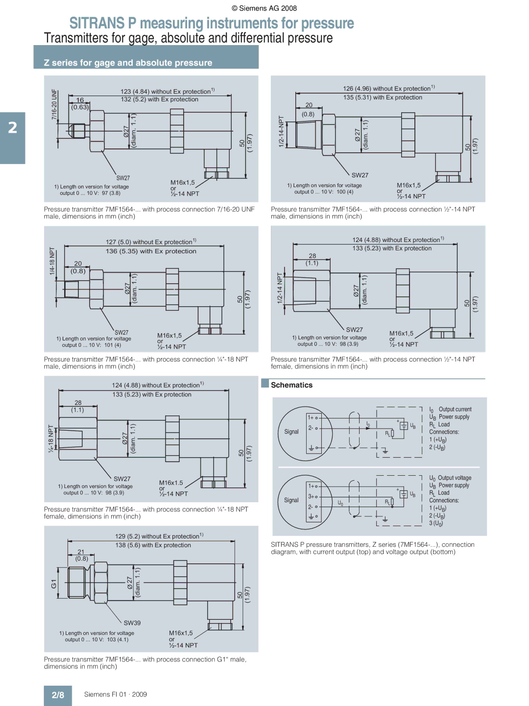 Siemens P technical specifications  