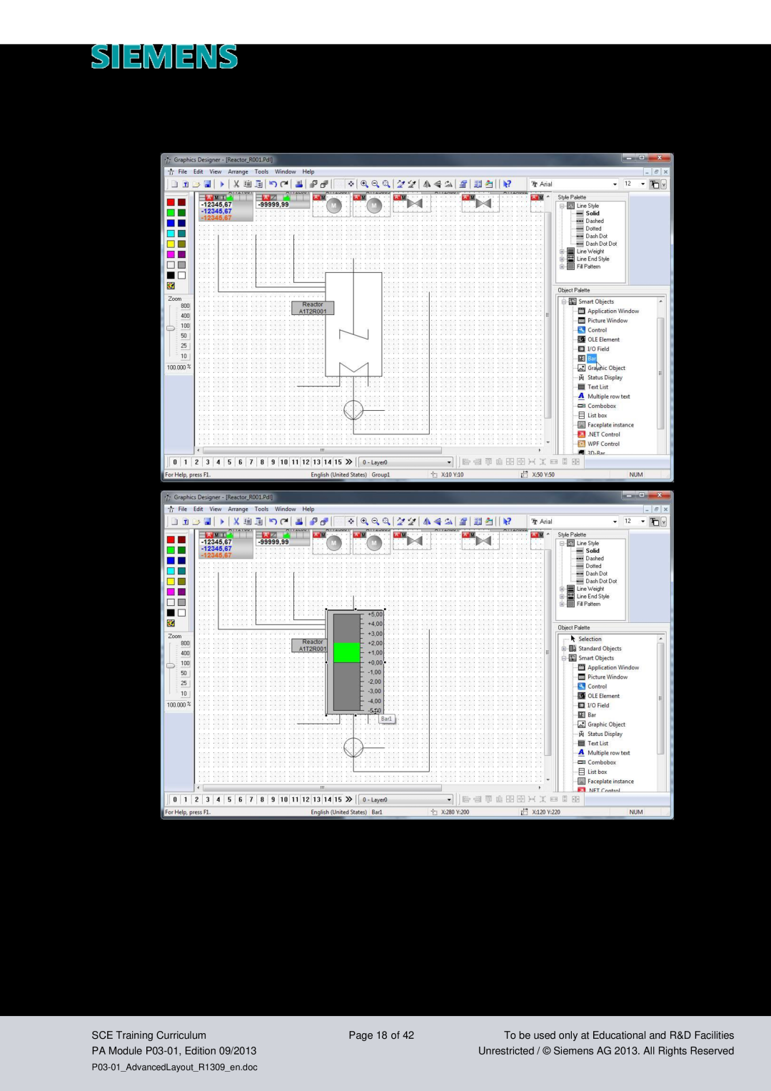 Siemens pa module p03-01 Industry Sector, IA&DT, SCE Training Curriculum, Page 18 of, PA Module P03-01, Edition 09/2013 