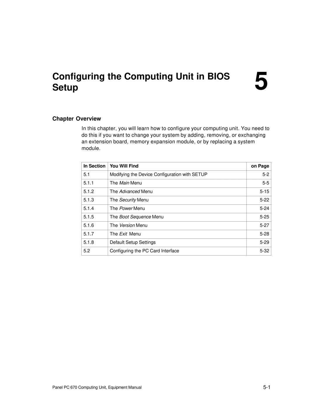 Siemens PC 670 manual Configuring the Computing Unit in Bios Setup, Boot Sequence Menu 