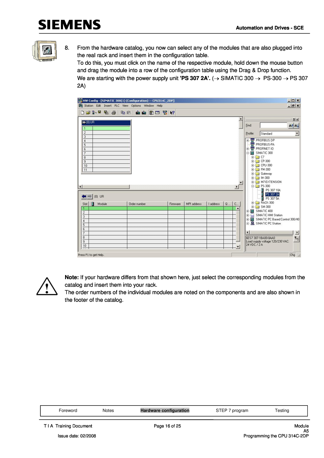 Siemens programming the cpu 314c-2dp manual 