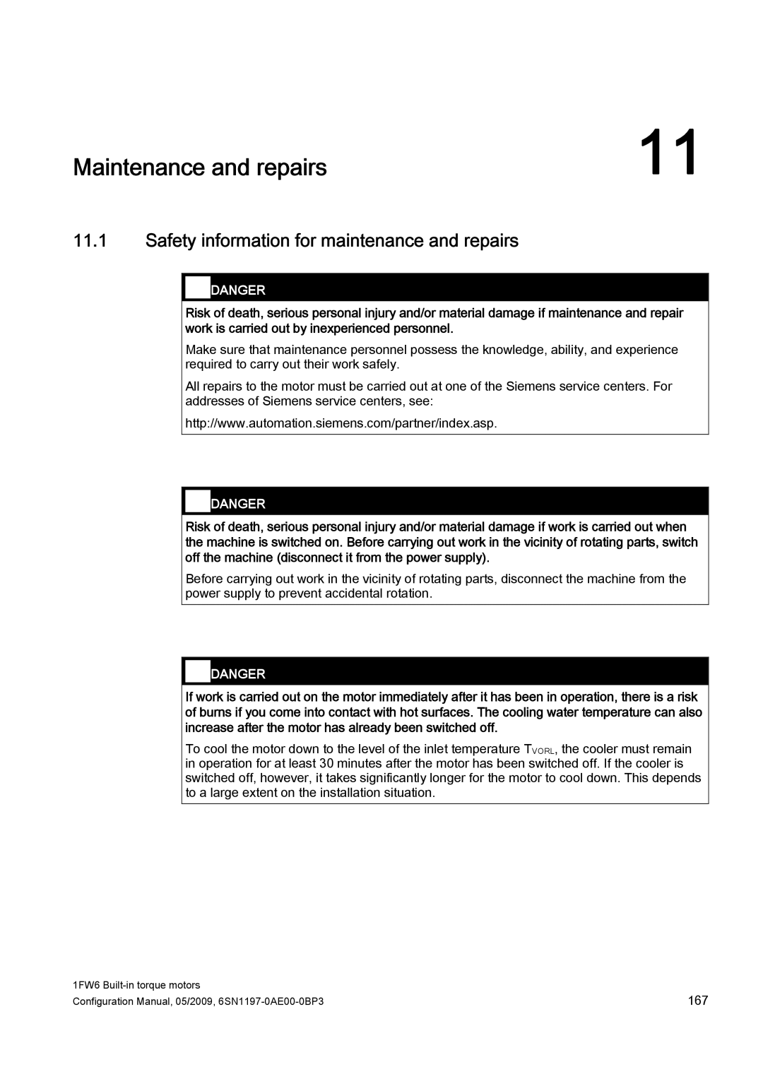 Siemens S120 configurationmanual Maintenance and repairs, Safety information for maintenance and repairs 