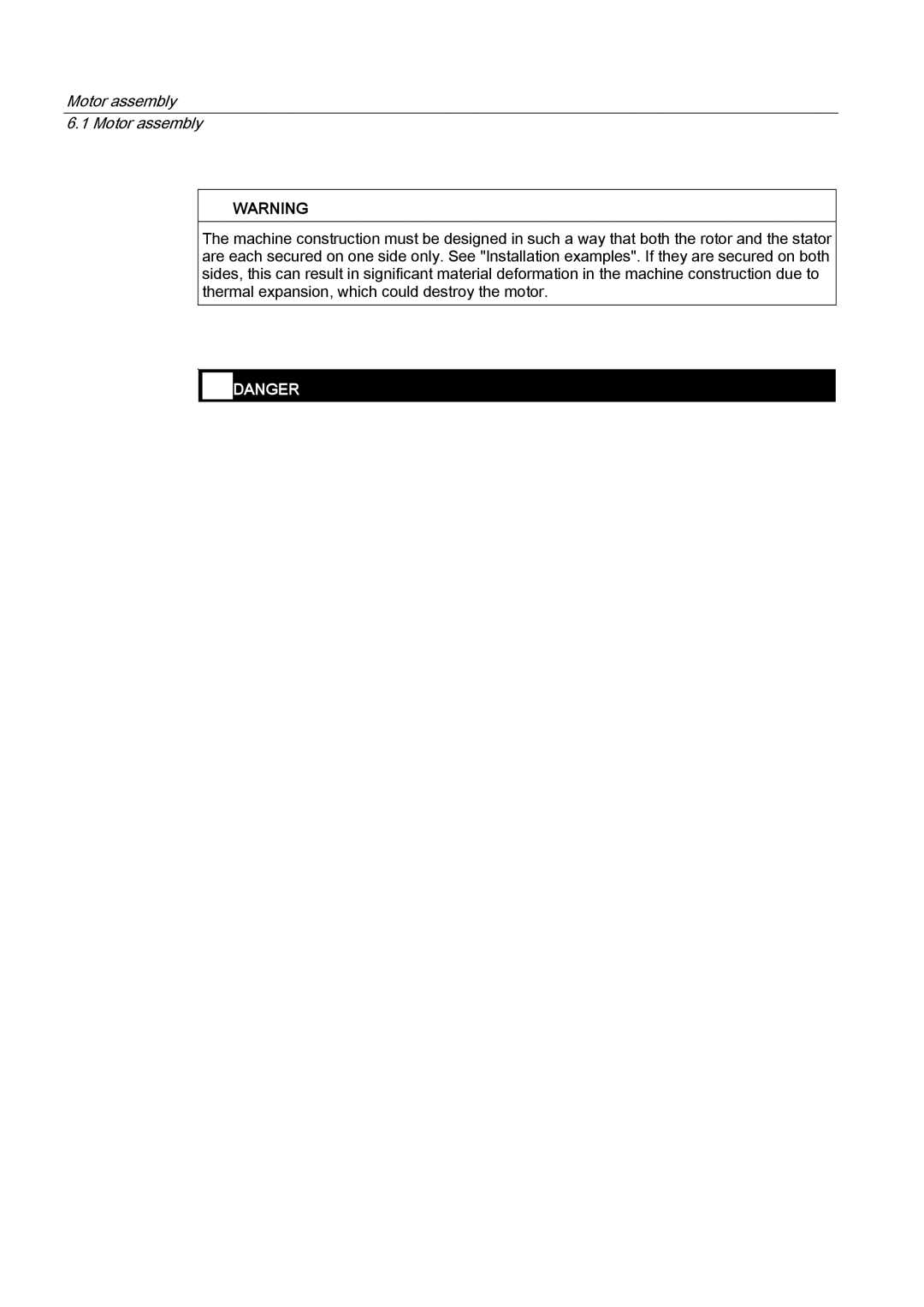 Siemens S120 configurationmanual Motor assembly 