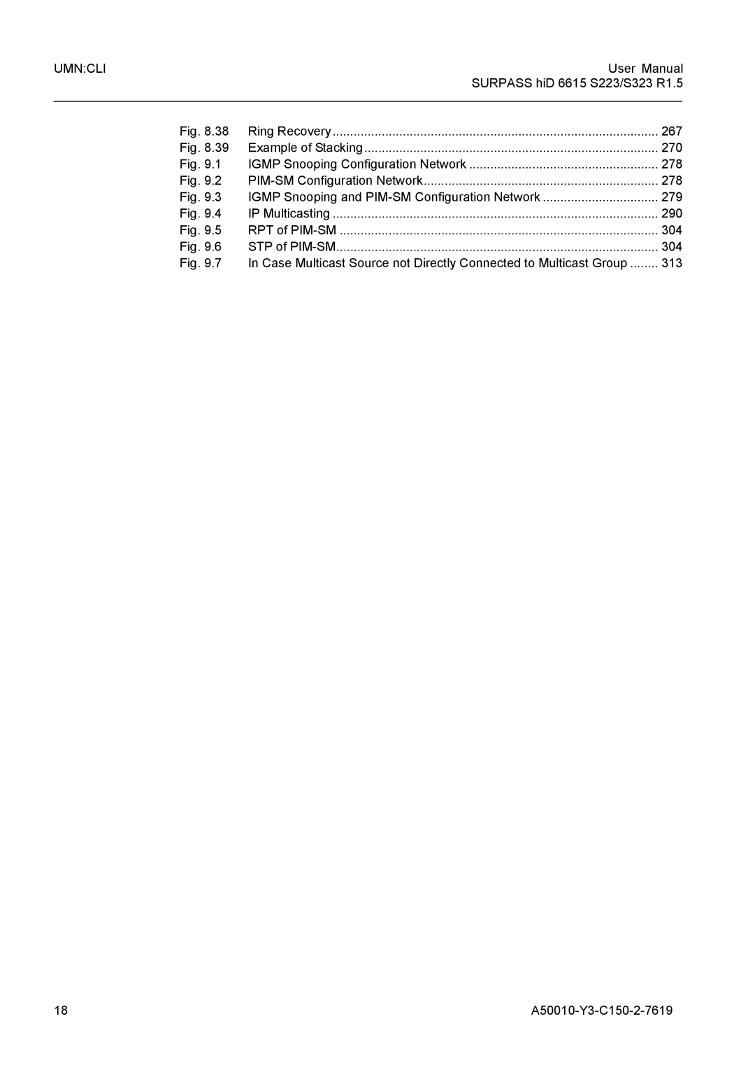 Siemens S323, S223 user manual 267, Igmp Snooping and PIM-SM Configuration Network 279 