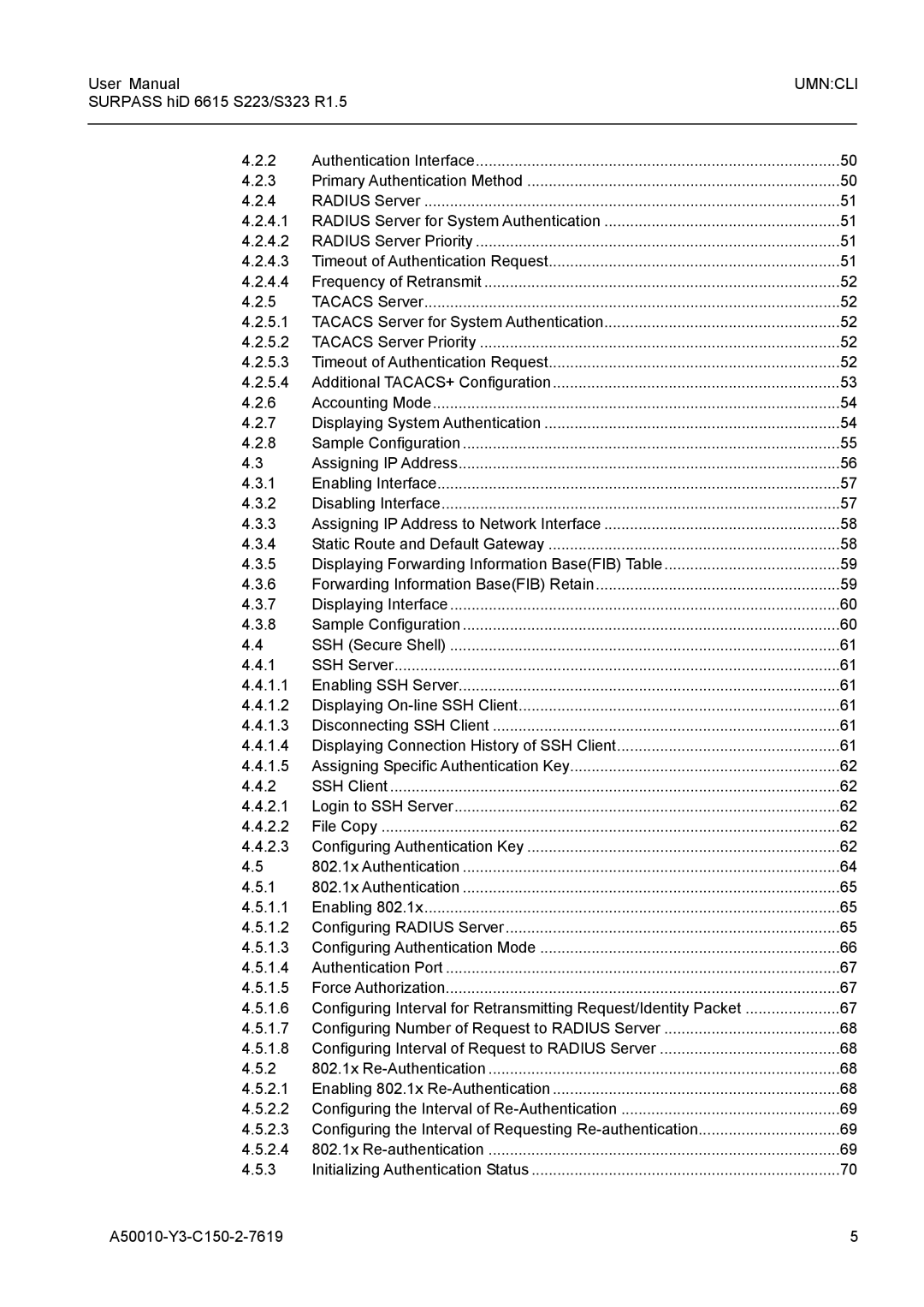 Siemens S223, S323 user manual 4.3, 4.4, 5.1, 5.2, 5.3, 5.4, 1.1, 1.2, 1.3, 1.4, 1.5, 2.1, 2.2, 2.3, 1.6, 1.7, 1.8, 2.4 