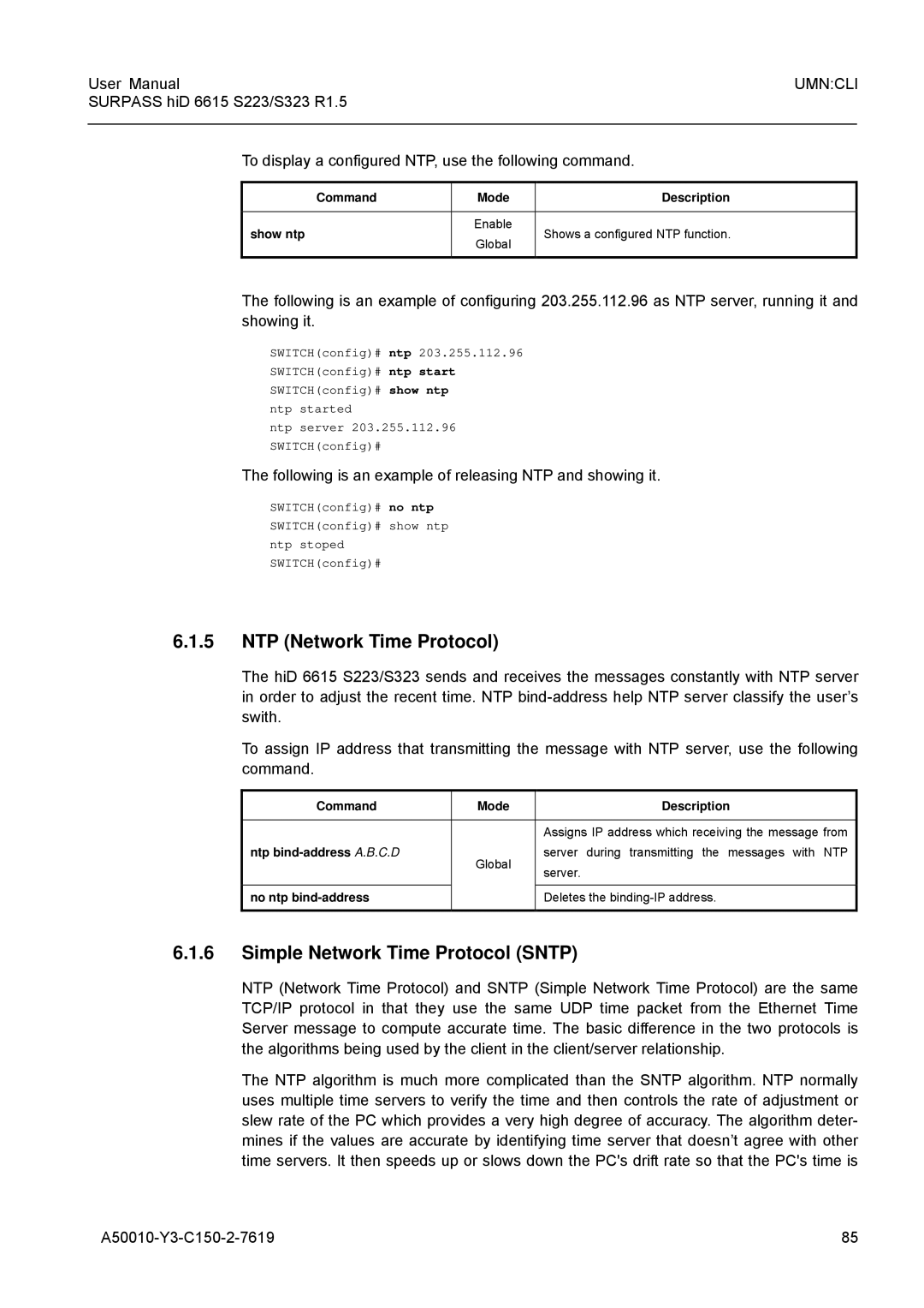 Siemens S223, S323 user manual NTP Network Time Protocol, Simple Network Time Protocol Sntp 