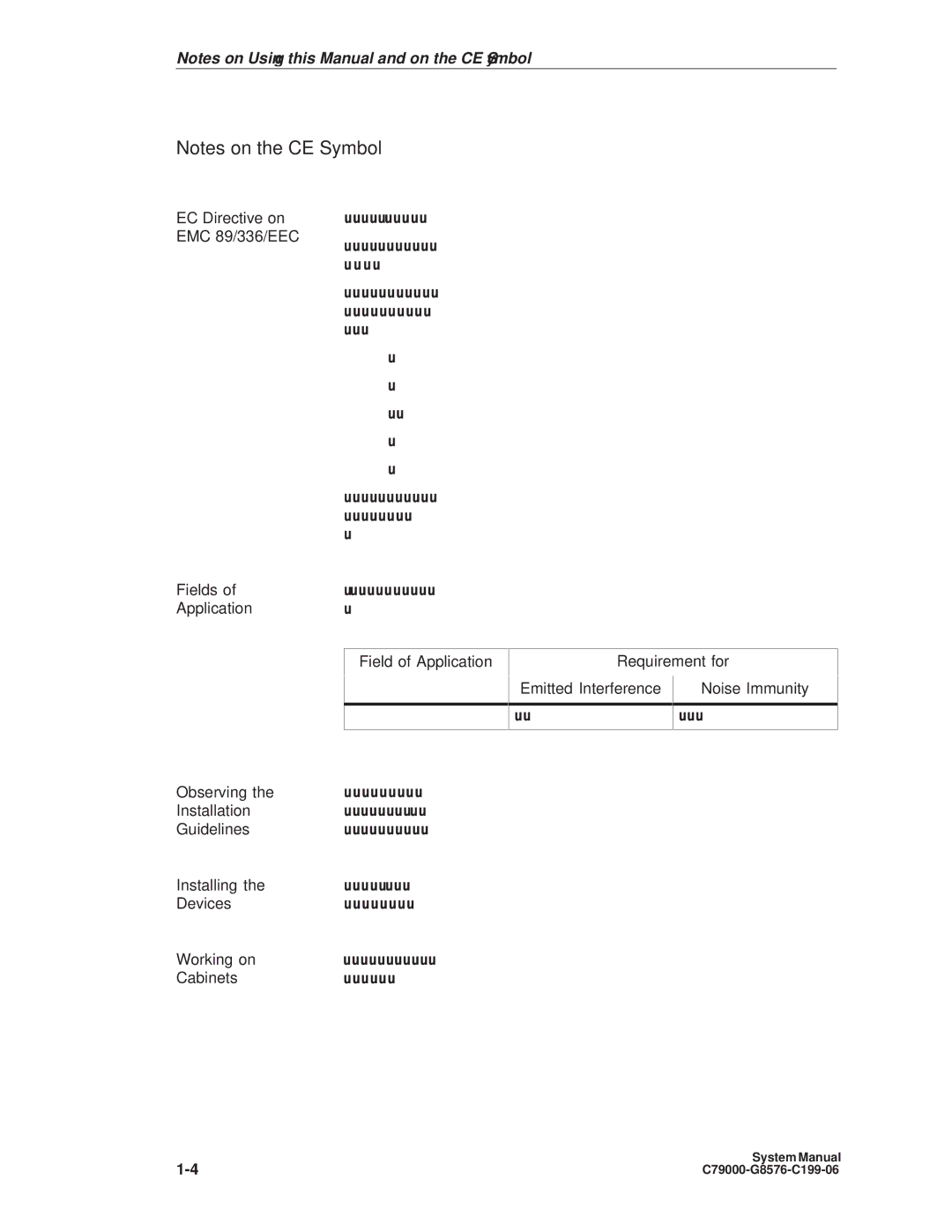 Siemens S5-135U/155U appendix EMC 89/336/EEC, Fields, Application, Observing, Installation, Guidelines, Installing, Devices 