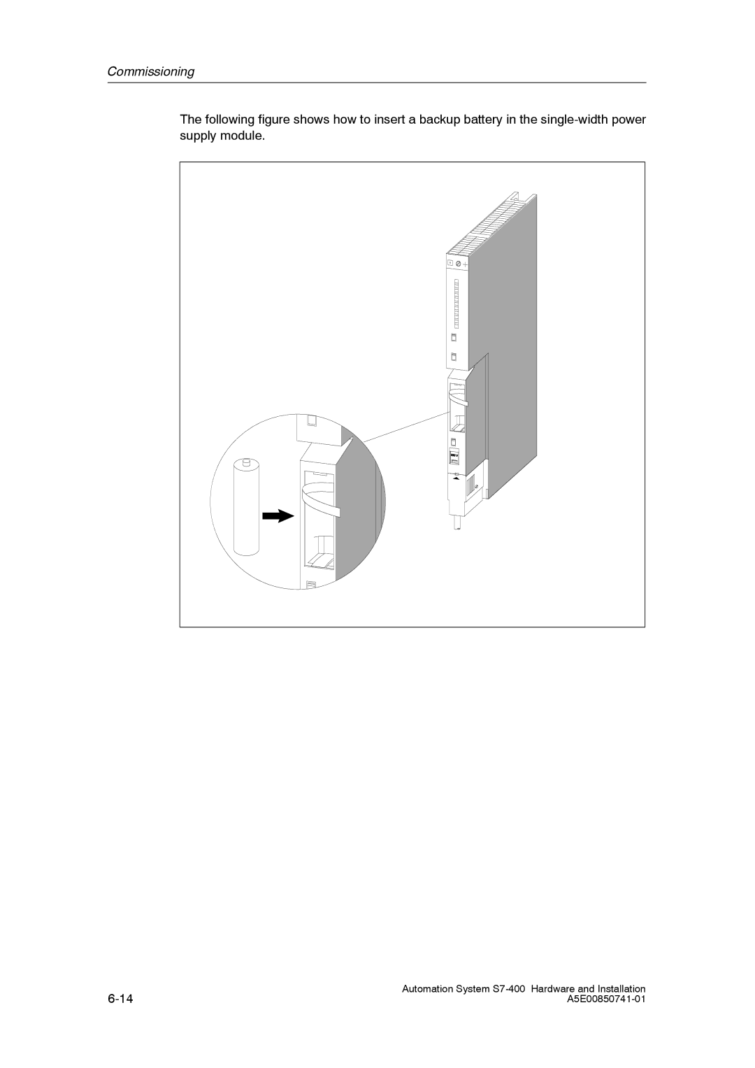 Siemens S7-400 installation manual Commissioning 