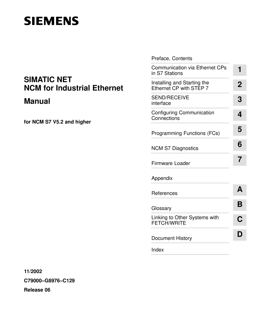 Siemens S7 appendix Simatic NET 