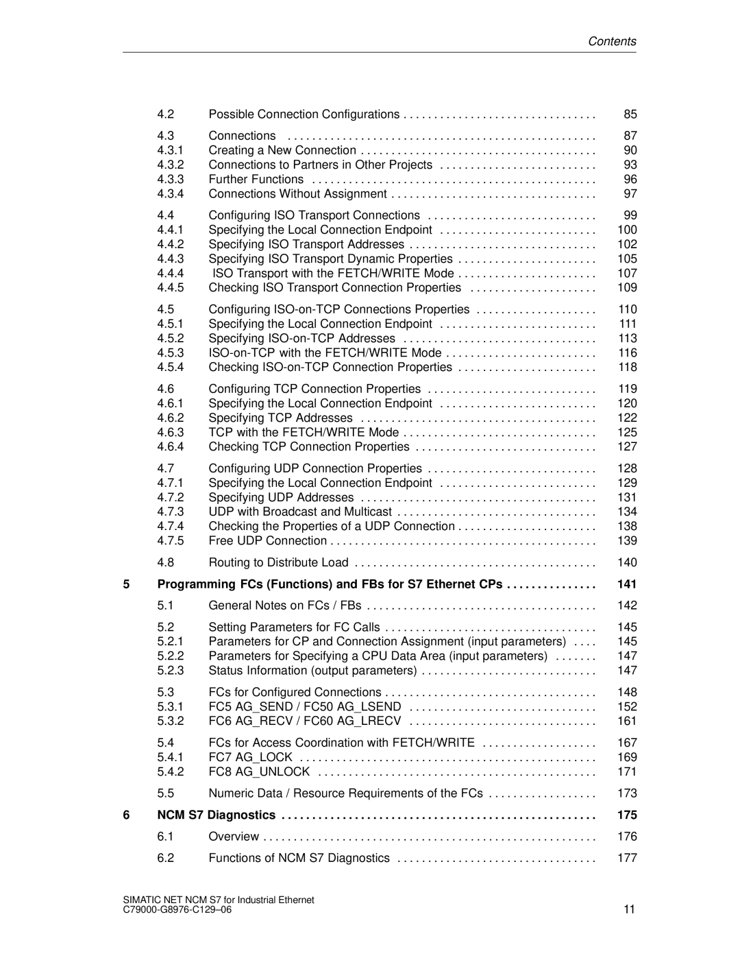 Siemens appendix Programming FCs Functions and FBs for S7 Ethernet CPs 141, 175 