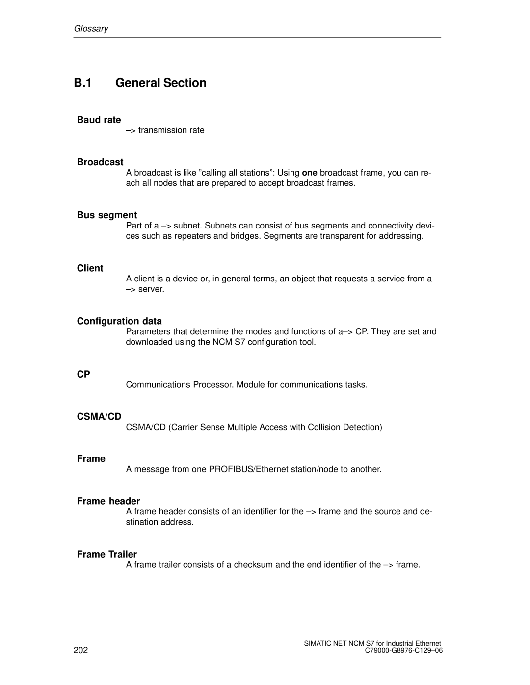 Siemens S7 appendix General Section 