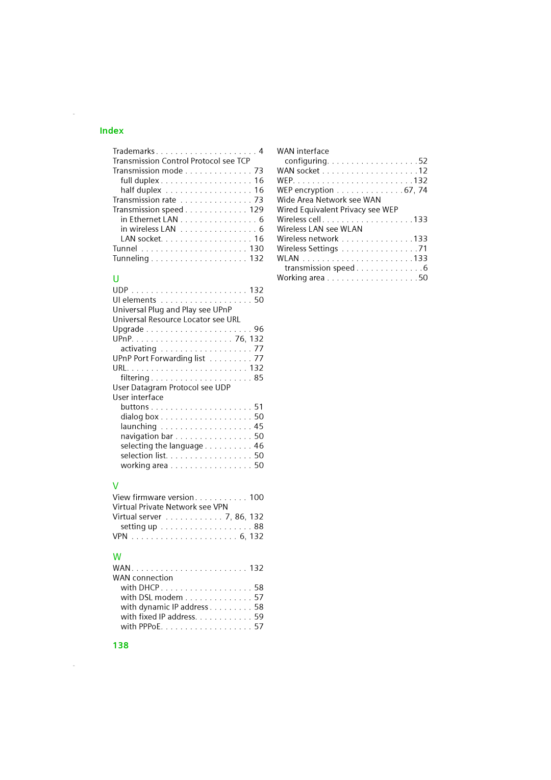 Siemens SE505 manual 138 