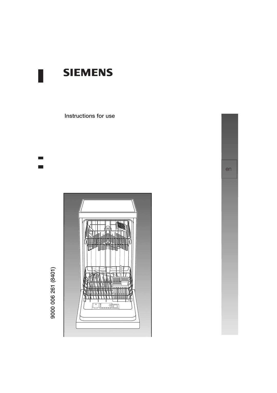 Siemens 9000006261(8401), SF64M330GB/15 manual 