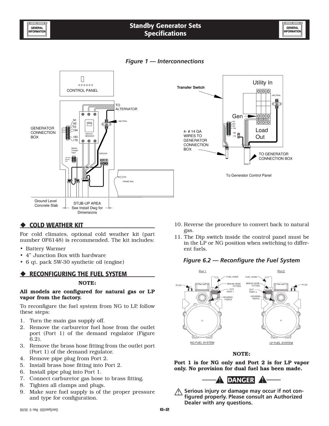 Siemens SG020 owner manual ‹ Cold Weather KIT, ‹ Reconfiguring the Fuel System 